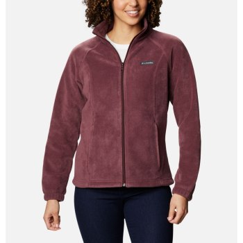 Columbia Benton Springs Full Zip Fleece Petite, Chamarras Vino Para Mujer | 357208-ZJU